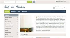 Desktop Screenshot of buch-und-christ.de