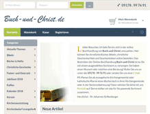 Tablet Screenshot of buch-und-christ.de